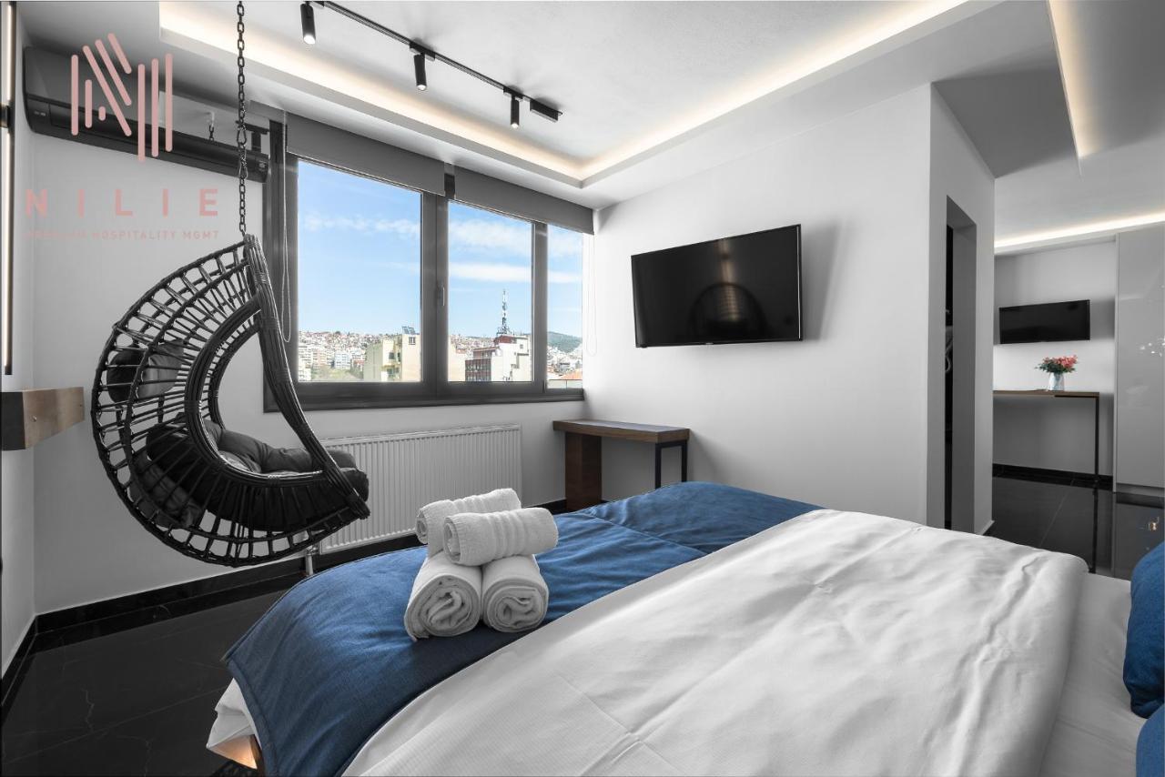 شقة Calliope Penthouse, Nilie Hospitality Mgmt سالونيك المظهر الخارجي الصورة