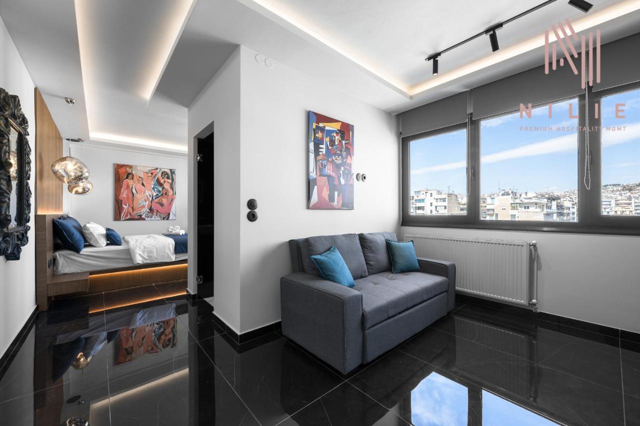 شقة Calliope Penthouse, Nilie Hospitality Mgmt سالونيك المظهر الخارجي الصورة
